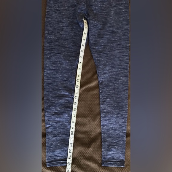 NWOT Jockey Heather Blue Speckled Running Leggings - S - Picture 5 of 7